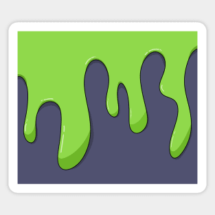 Purple and Green Slime Sticker